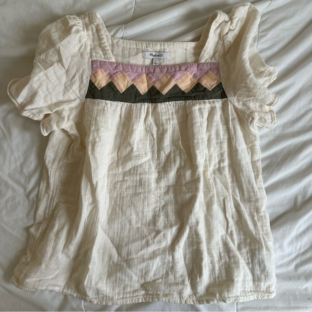 Madewell muslin cotton top